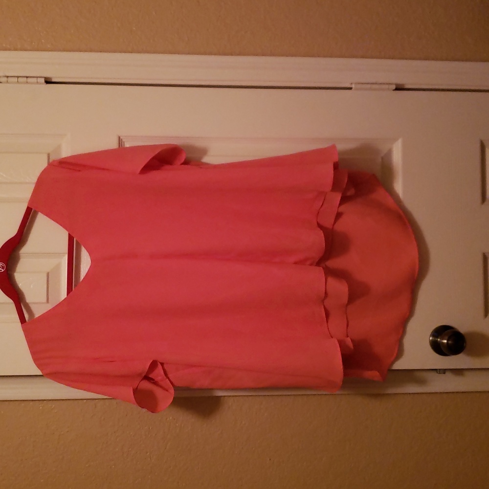 Coral colored  blouse